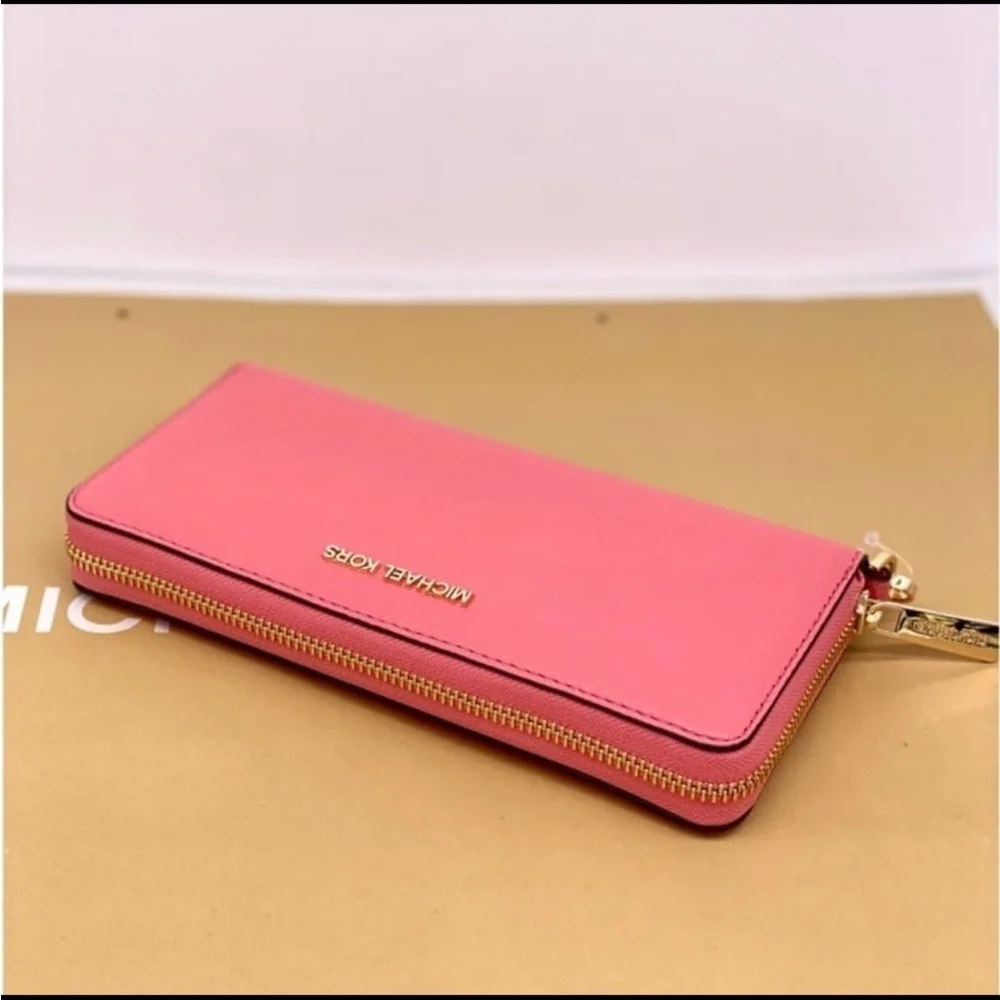 Michael Kors Large Continental Wallet Tea Rose